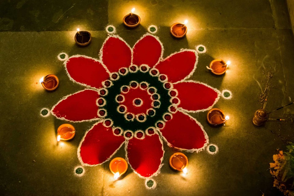 Sand mandala attributed to Tihar